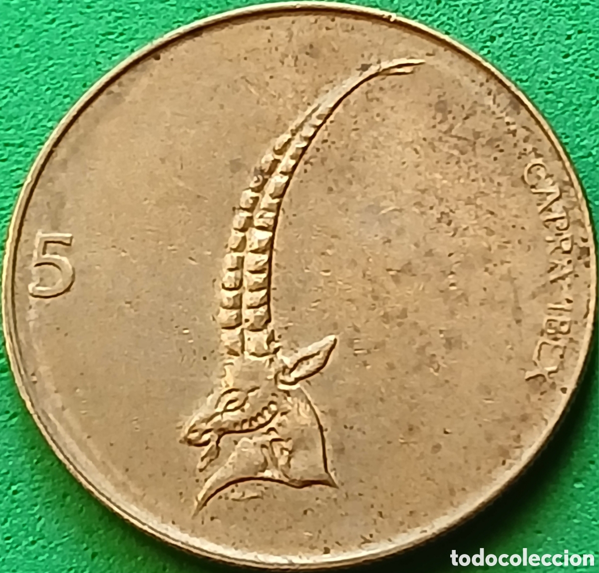 Monedas antiguas de Europa: Eslovenia 5 tolarjev 2004 km#6 &rdquo;4&rdquo; cerrado
