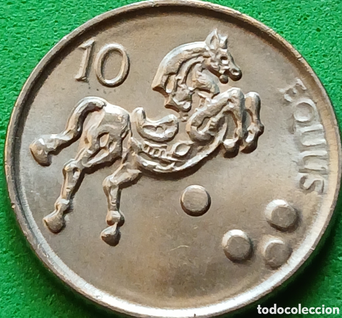 Monedas antiguas de Europa: Eslovenia 10 tolarjev 2000 km#41