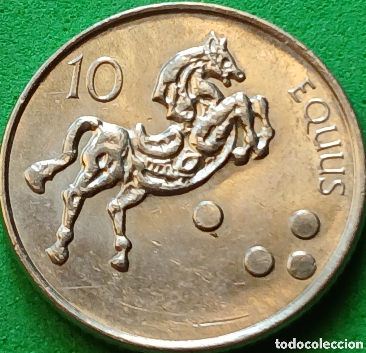 Monedas antiguas de Europa: Eslovenia 10 tolarjev 2004 km#41