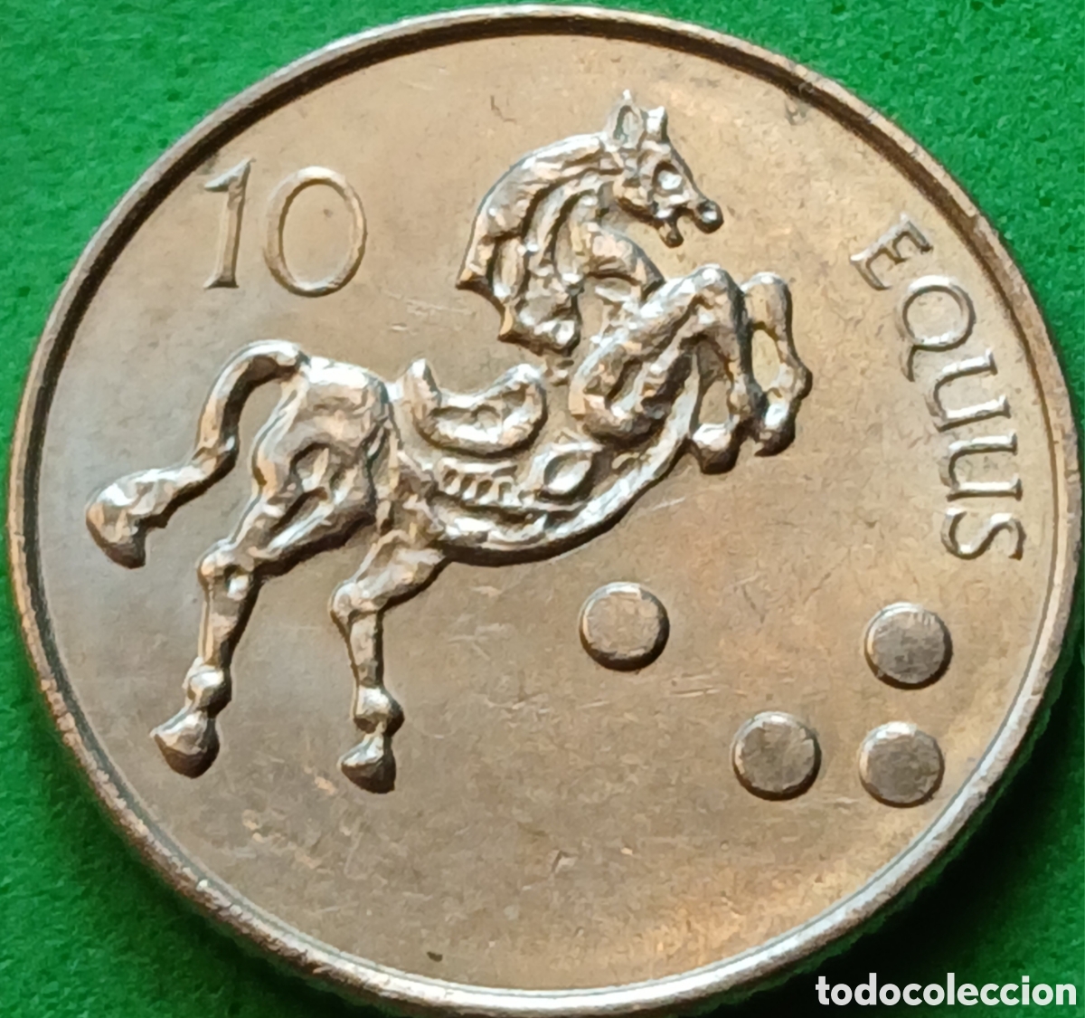 Monedas antiguas de Europa: Eslovenia 10 tolarjev 2005 km#41