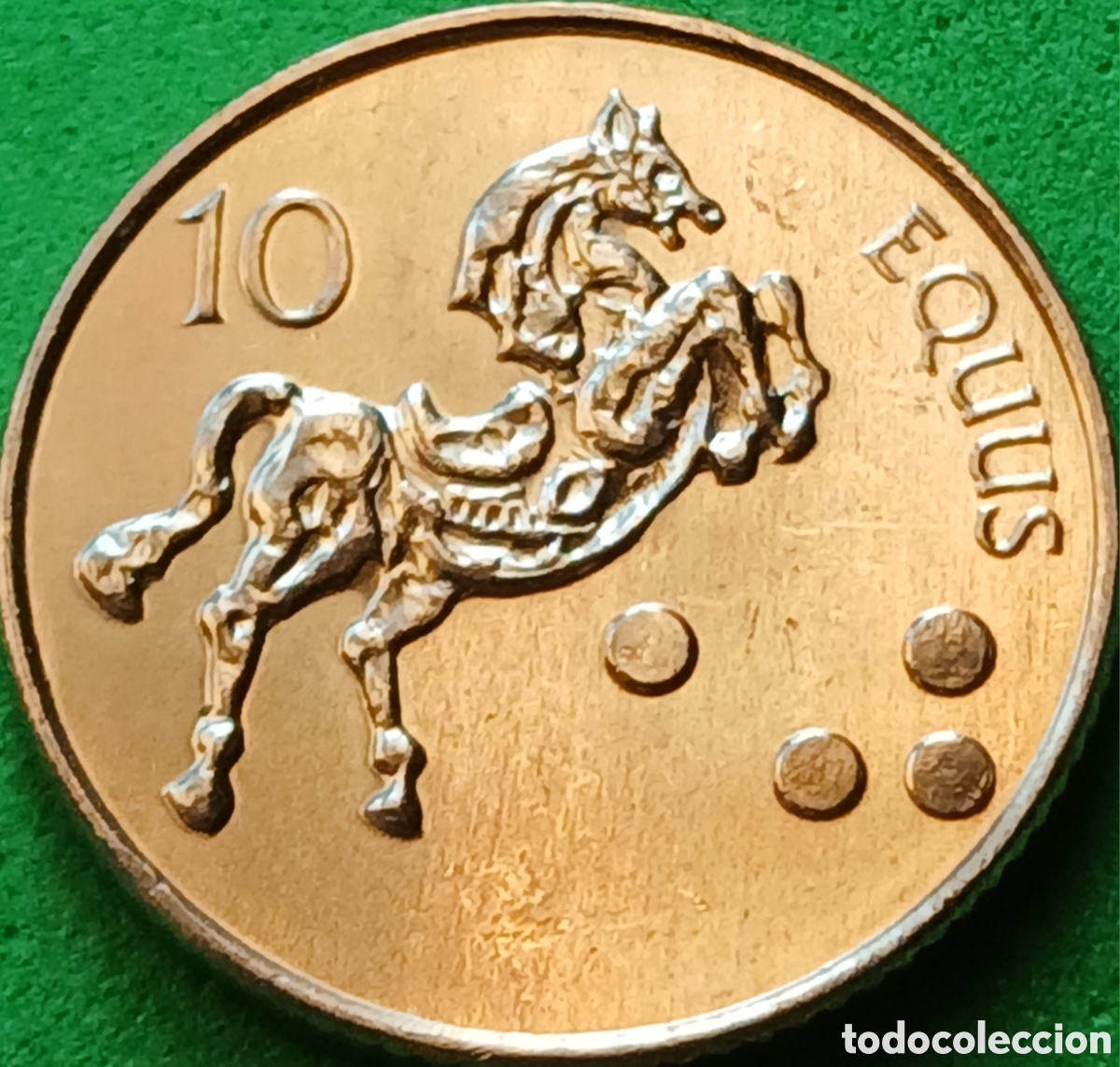 Monedas antiguas de Europa: Eslovenia 10 tolarjev 2006 km#41