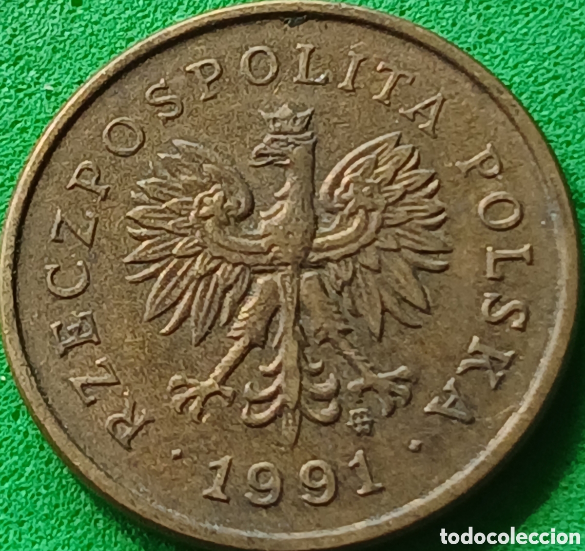 Monedas antiguas de Europa: Polonia 2 grosze 1991 Y#277