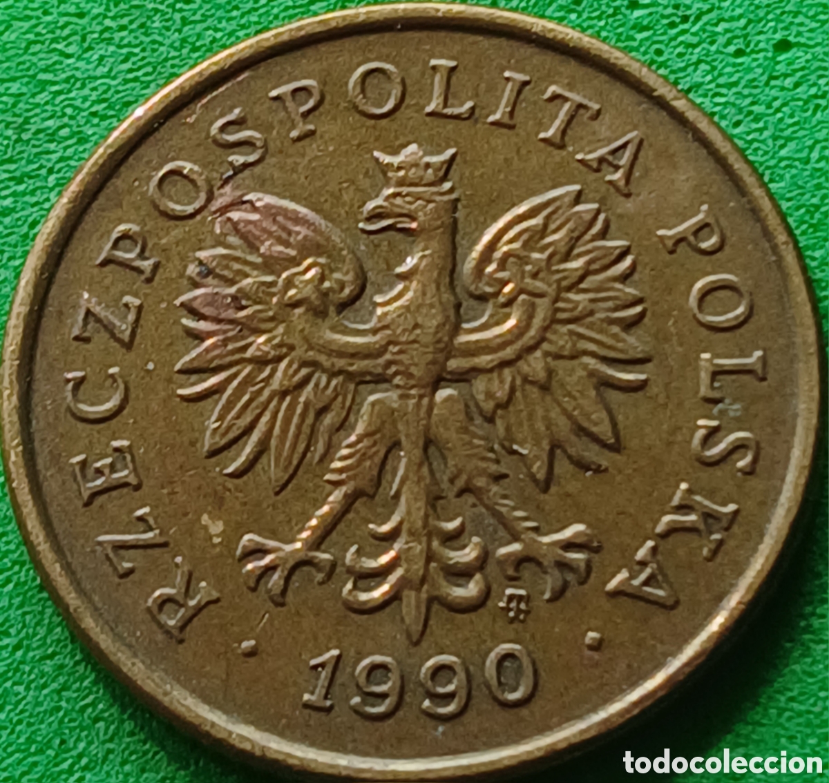 Monedas antiguas de Europa: Polonia 5 groszy 1990 Y#278
