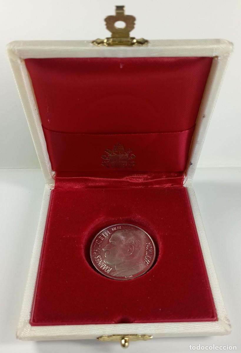 Monedas antiguas de Europa: Moneda de Italia Juan Pablo II 1981 de plata