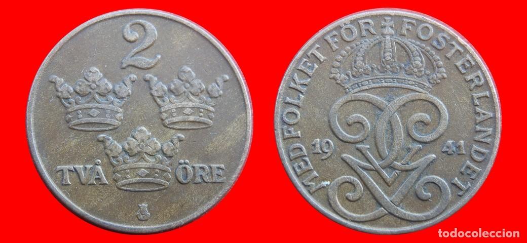 Monedas antiguas de Europa: 2 ORE 1941 BRONCE SUECIA-144959