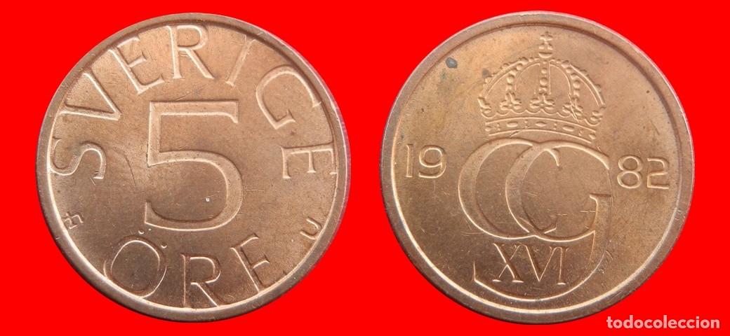 Monedas antiguas de Europa: 5 ORE 1982 SUECIA-144960