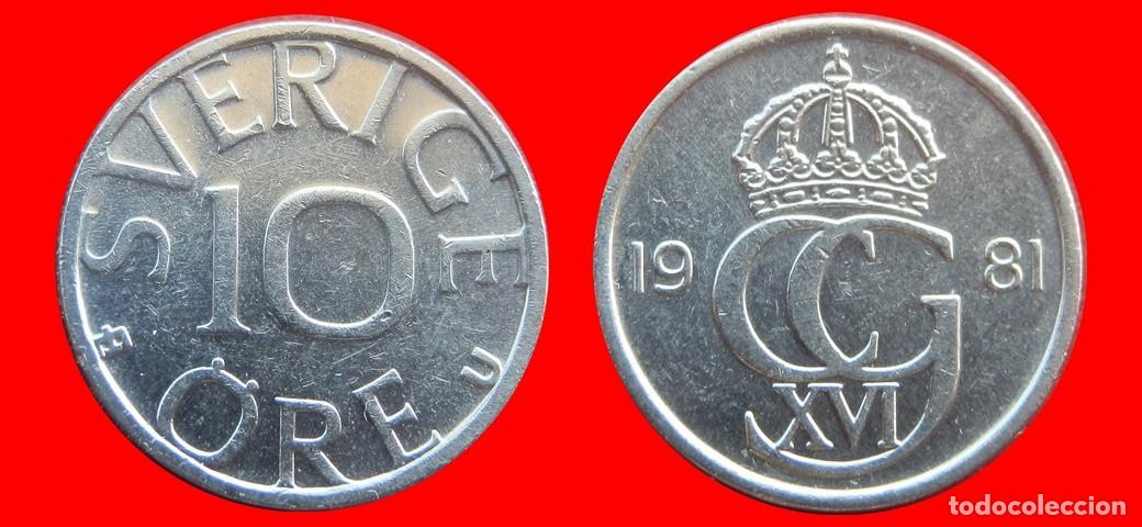 Monedas antiguas de Europa: 10 ORE 1981 SUECIA-144962
