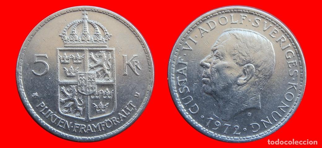 Monedas antiguas de Europa: 5 CORONAS 1972 SUECIA-144968