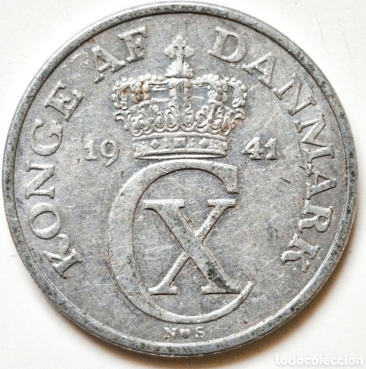 Monedas antiguas de Europa: Dinamarca, 5 Ore de 1941