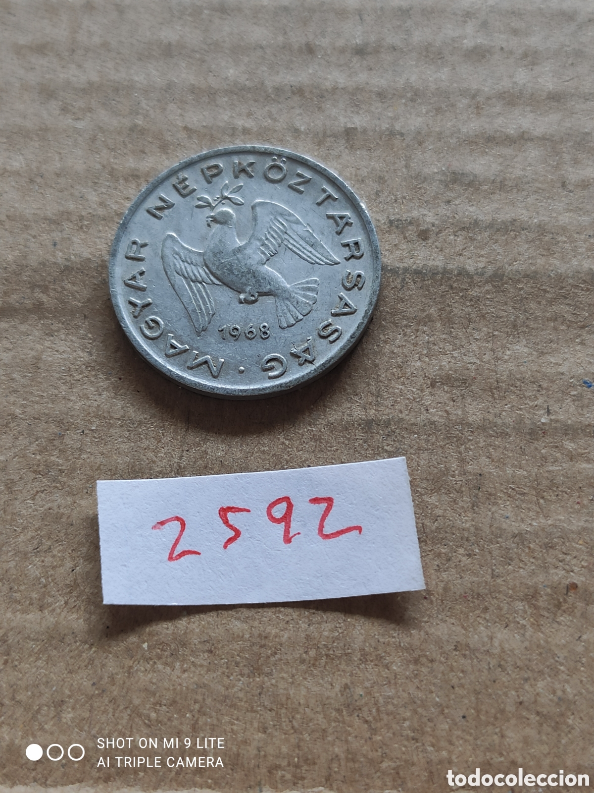 Monedas antiguas de Europa: Moneda h&uacute;ngara, 10 filler a&ntilde;o 1968