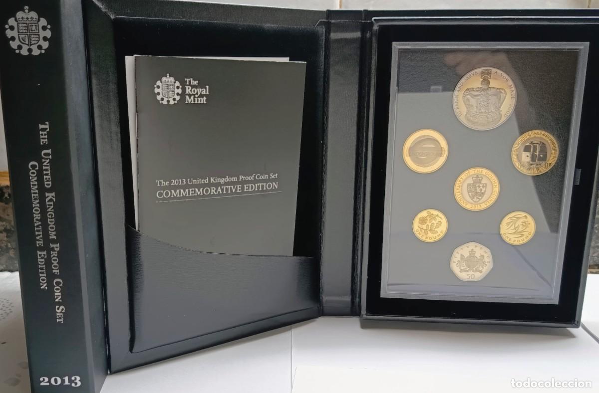 Monedas antiguas de Europa: GRAN BRETA&Ntilde;A. UK. SET EN ESTUCHE DE LUJO 2013 PROOF. 7 MONEDAS COMMEMORATIVAS. EDICI&Oacute;N LIMITADA.