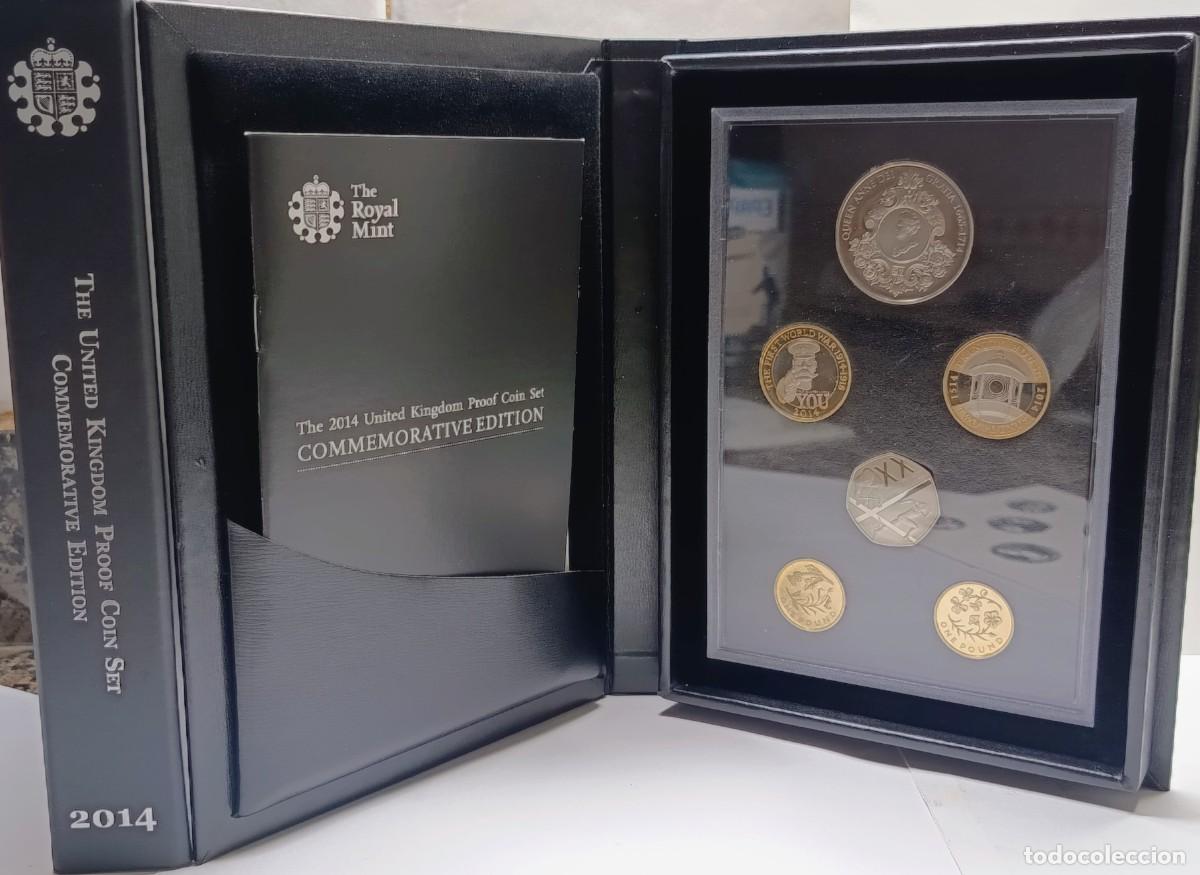 Monedas antiguas de Europa: GRAN BRETA&Ntilde;A. UK. SET EN ESTUCHE DE LUJO 2014 PROOF. 6 MONEDAS COMMEMORATIVAS. EDICI&Oacute;N LIMITADA.