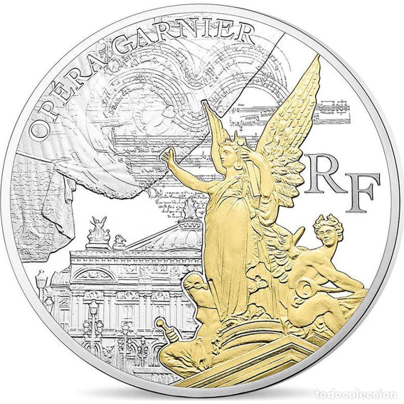 Monedas antiguas de Europa: FRANCIA 10 EURO PLATA TESOROS DE PARIS 2016 OPERA GARNIER
