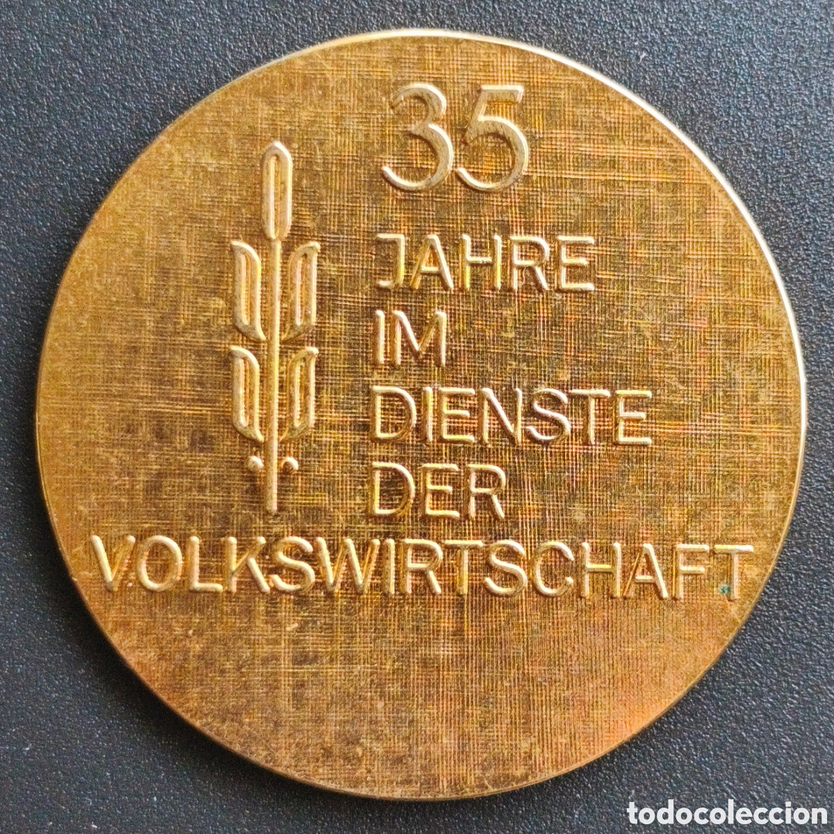 Monedas antiguas de Europa: Austria, medalla a los 35 a&ntilde;os de servicio a la economia popular