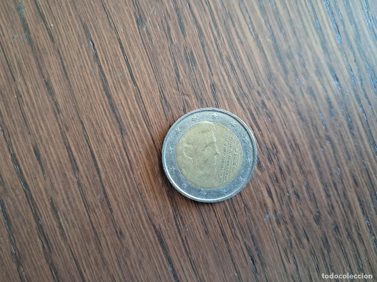 Old Coins of Europe: moneda de 2 euros de Holanda, Paises Bajos, a&ntilde;o 2014.
