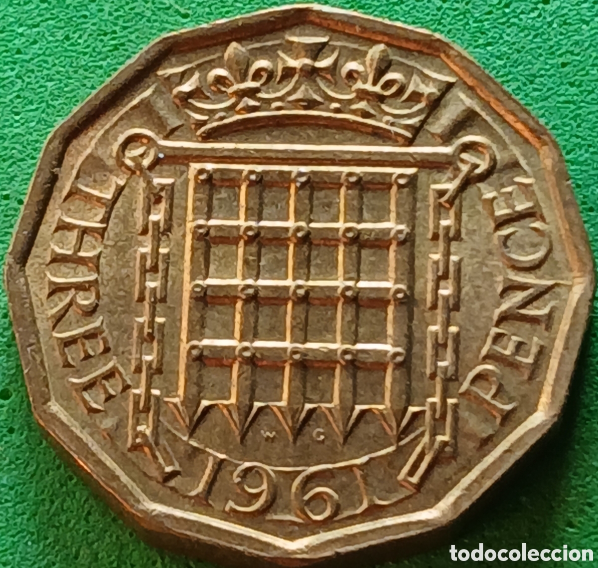 Monedas antiguas de Europa: Reino Unido three pence 1961 km#900