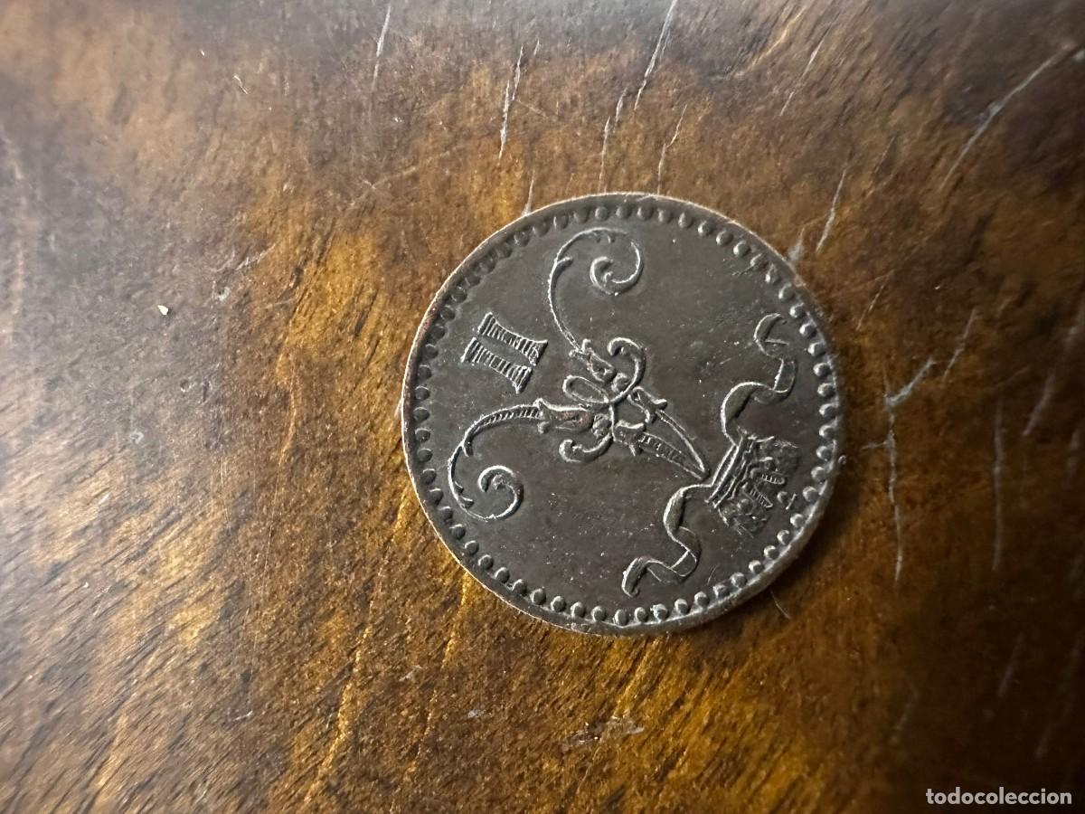 Monedas antiguas de Europa: FINLANDIA IMPERIAL - 1 PENNI DE COBRE 1867 - MONOGRAMA ZAR ALEJANDRO II - ESCASA