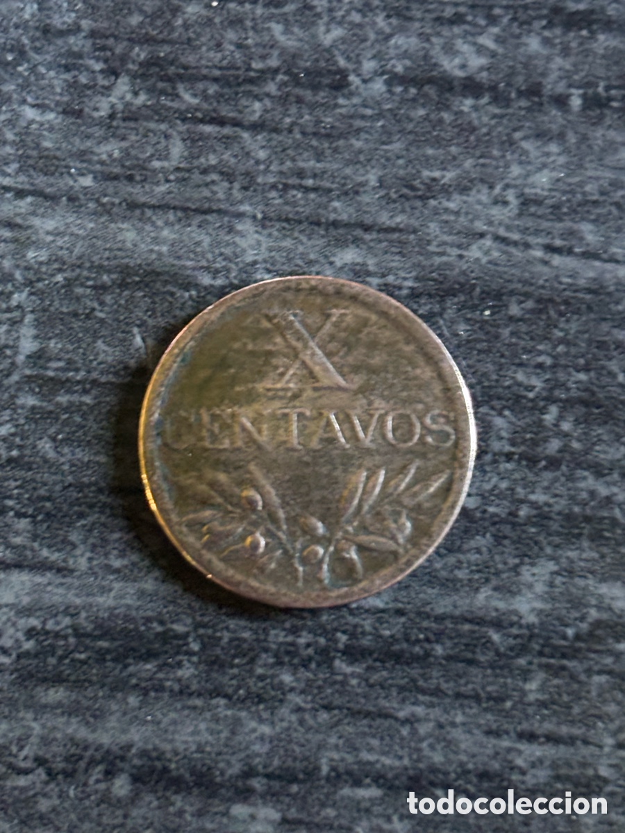 Monedas antiguas de Europa: Moneda Antigua Portugal 10 Centavos 1948