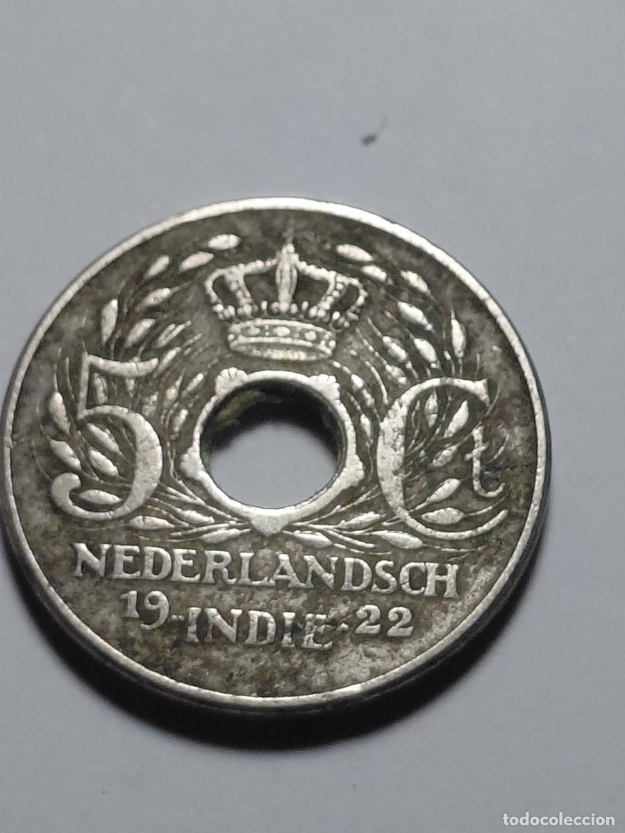 Monedas antiguas de Europa: INDIA ORIENTAL HOLANDESA - 5 CENTS 1922 KM313............. RARA!!
