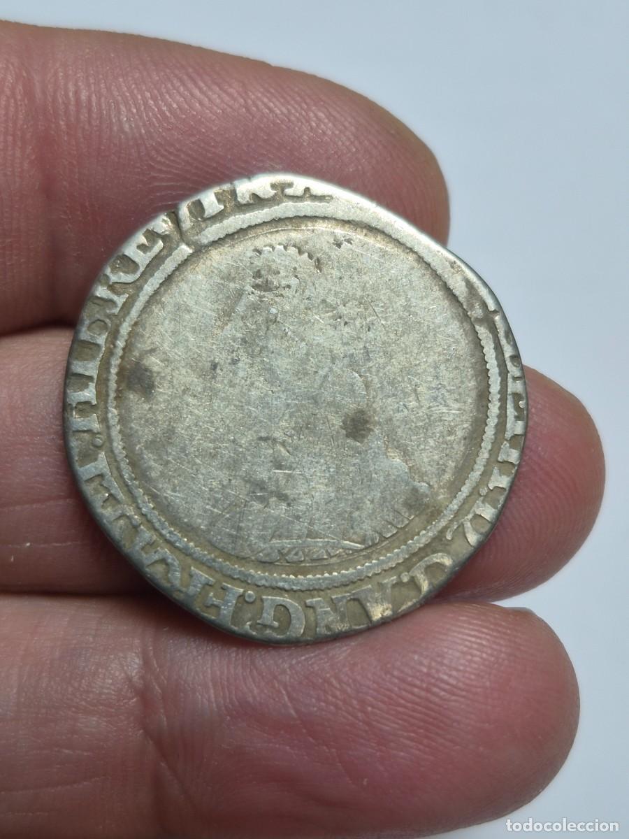 Monedas antiguas de Europa: NT/ INGLATERRA ELISABETH I 1553-1603 6 PENIQUES PLATA S/F 4,00 GRS (M1419B)
