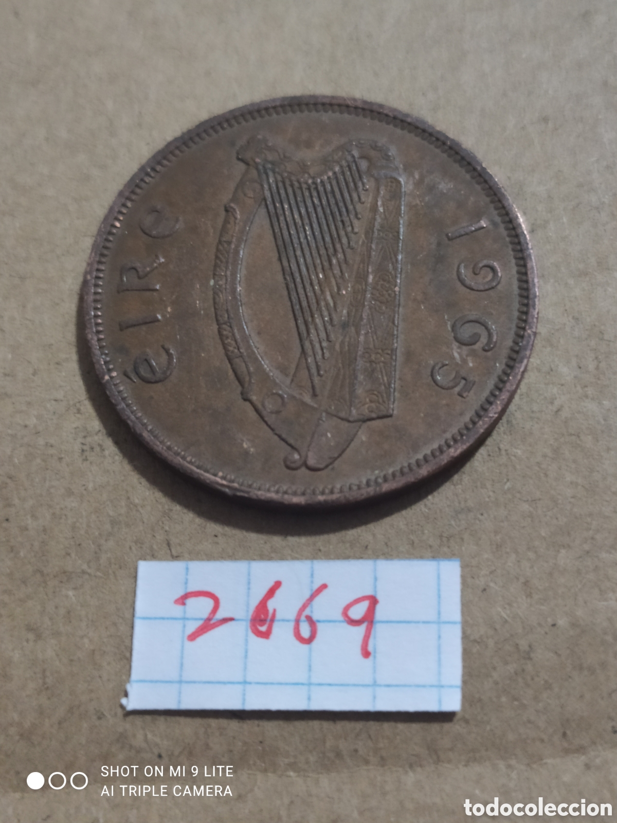 Monedas antiguas de Europa: Libra irlandesa a&ntilde;o 1965