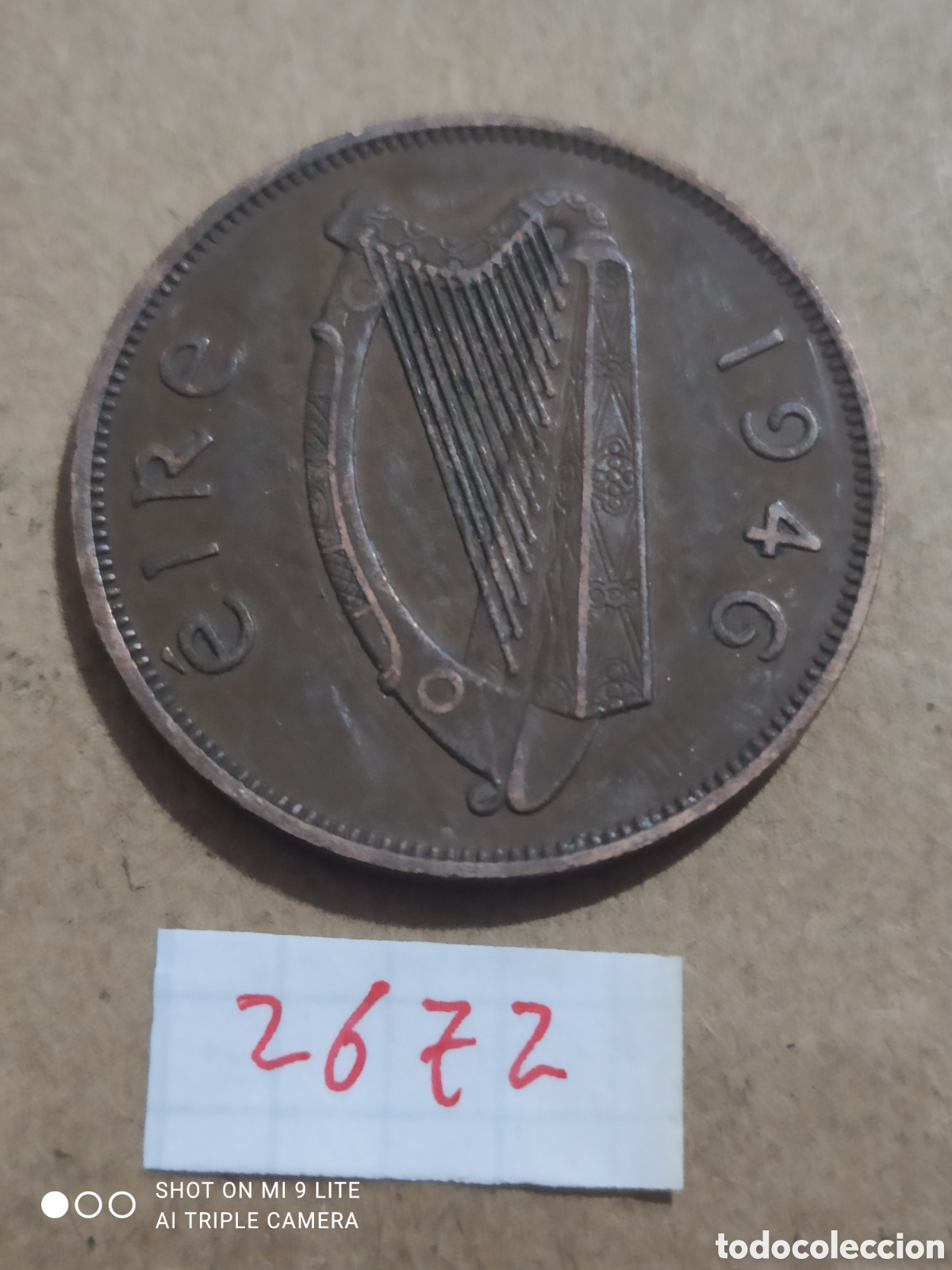 Monedas antiguas de Europa: Libra irlandesa a&ntilde;o 1946