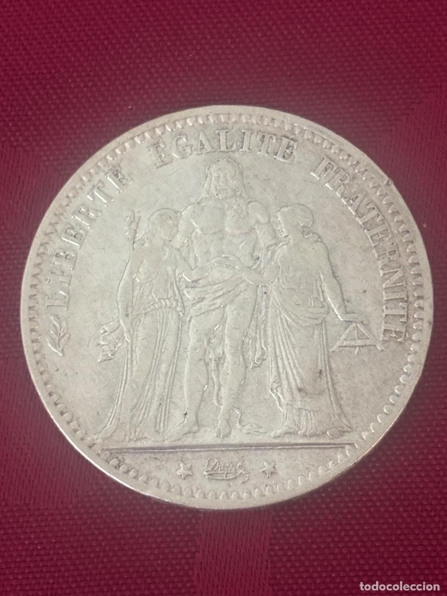 Monedas antiguas de Europa: 5 francos 1875 k Francia