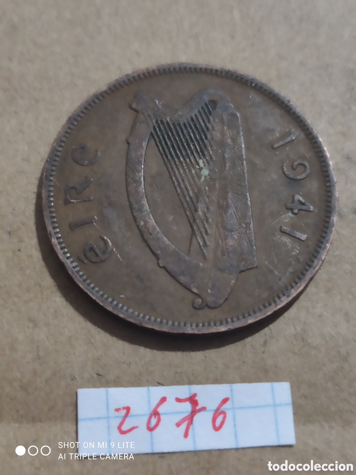 Monedas antiguas de Europa: Libra irlandesa a&ntilde;o 1941