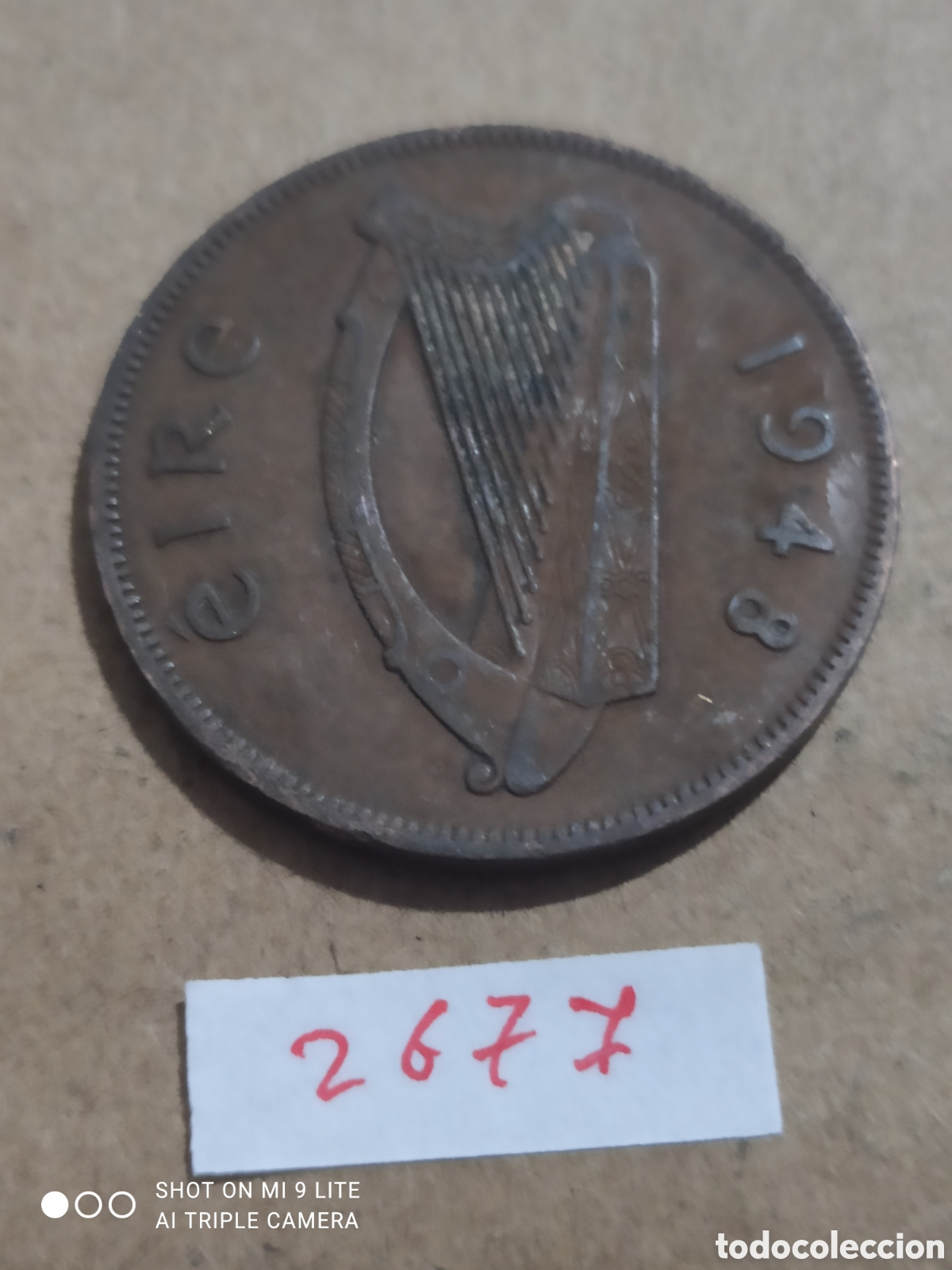 Monedas antiguas de Europa: Libra irlandesa a&ntilde;o 1948