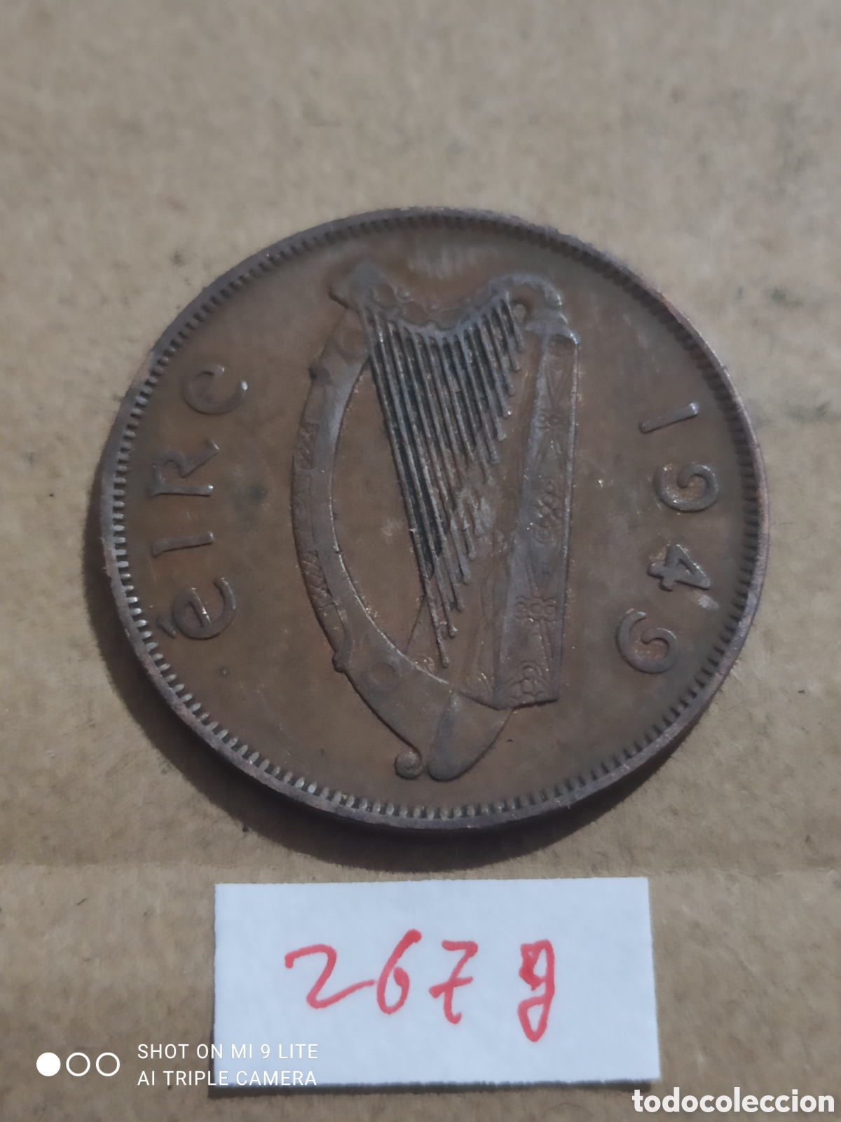 Monedas antiguas de Europa: Libra irlandesa a&ntilde;o 1949