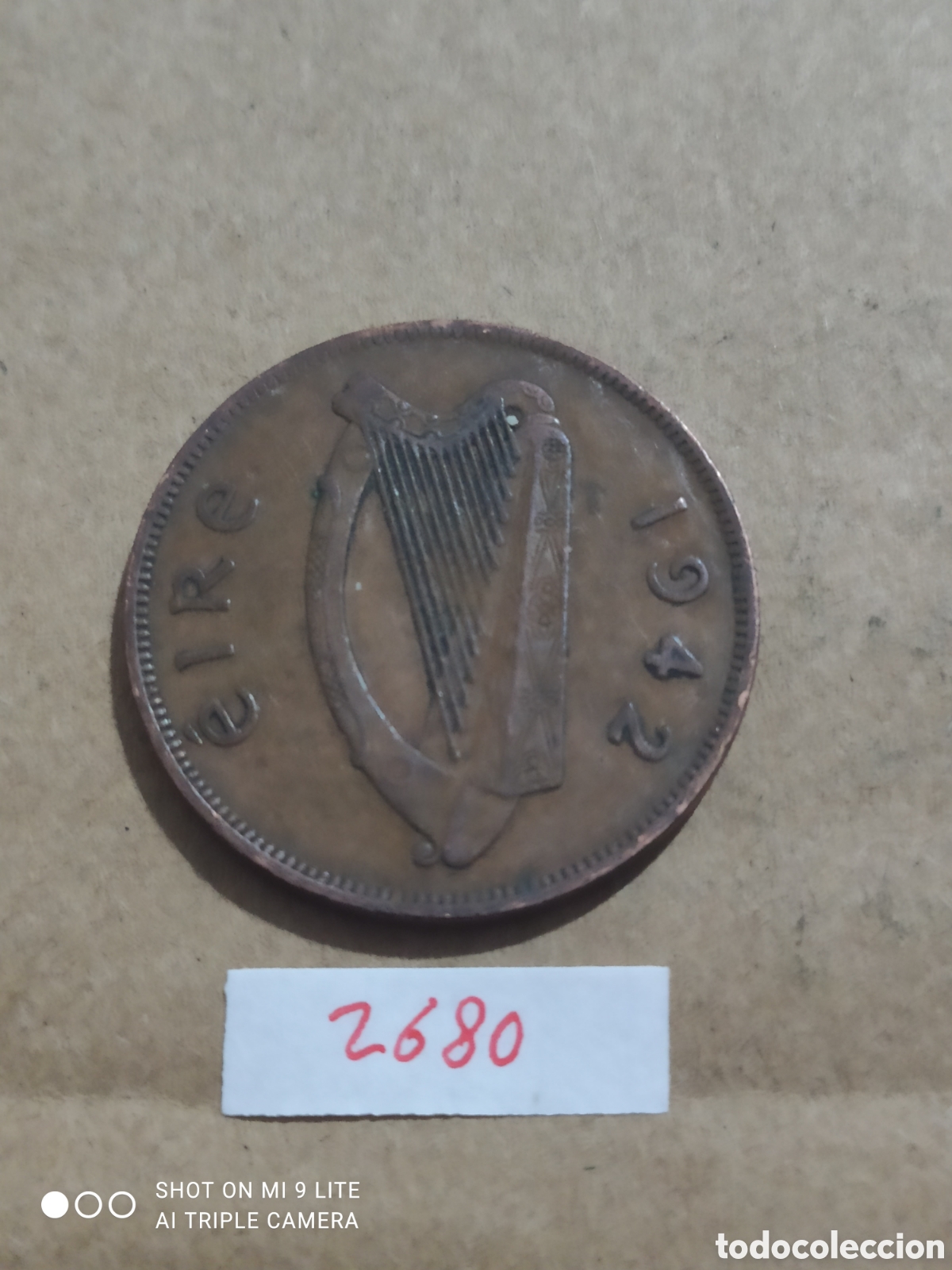 Monedas antiguas de Europa: Libra irlandesa a&ntilde;o 1943