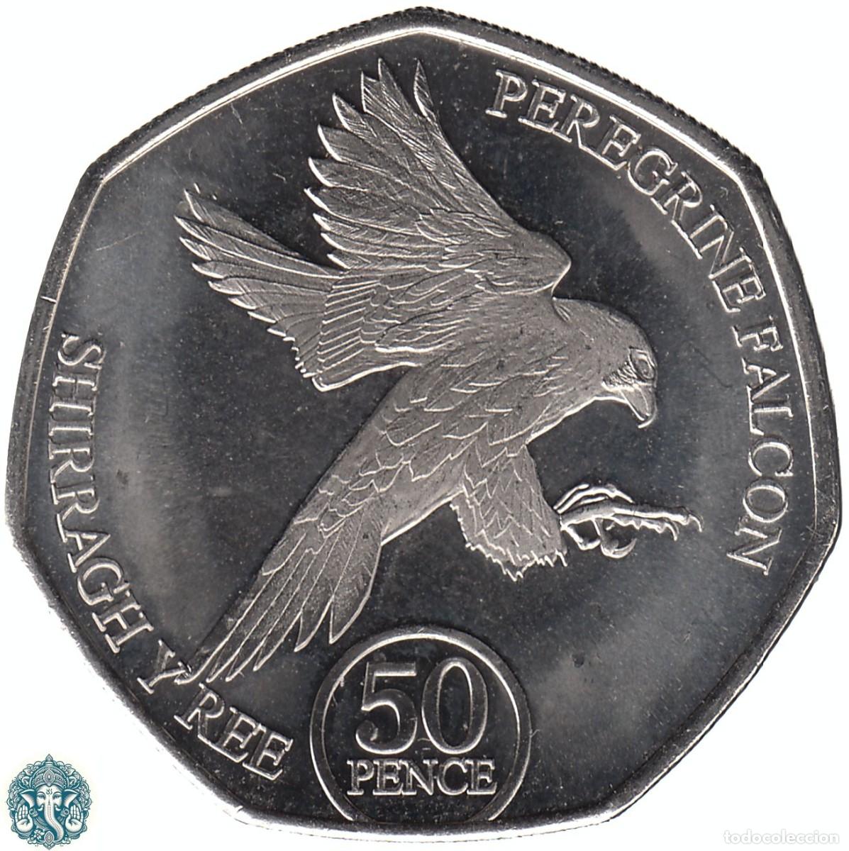 Monedas antiguas de Europa: ISLA DE MAN 50 Peniques 2023 Carlos III KM#1798
