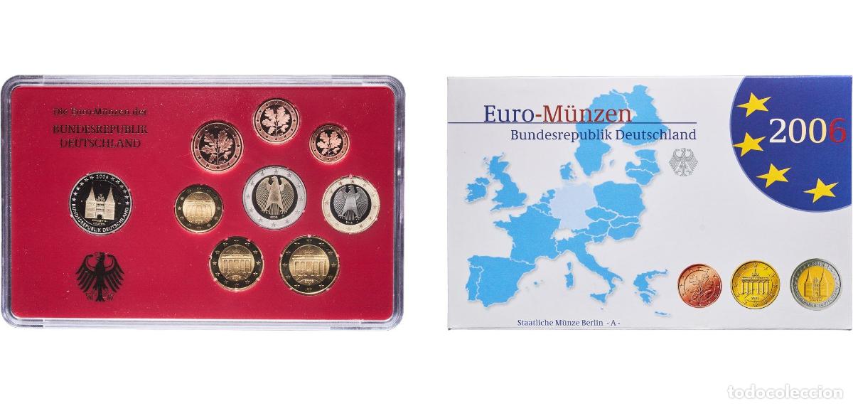 Monedas antiguas de Europa: Germany Federal Republic 2006 A Proof Euro set with 9 coins (Bundesl&auml;nder - &rdquo;Schleswig-Holstein&rdquo;) B