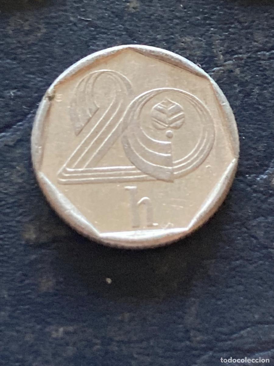Monedas antiguas de Europa: M&uuml;nze M&uuml;nzen Umlaufm&uuml;nze Tschechien 20 Heller 1994 b