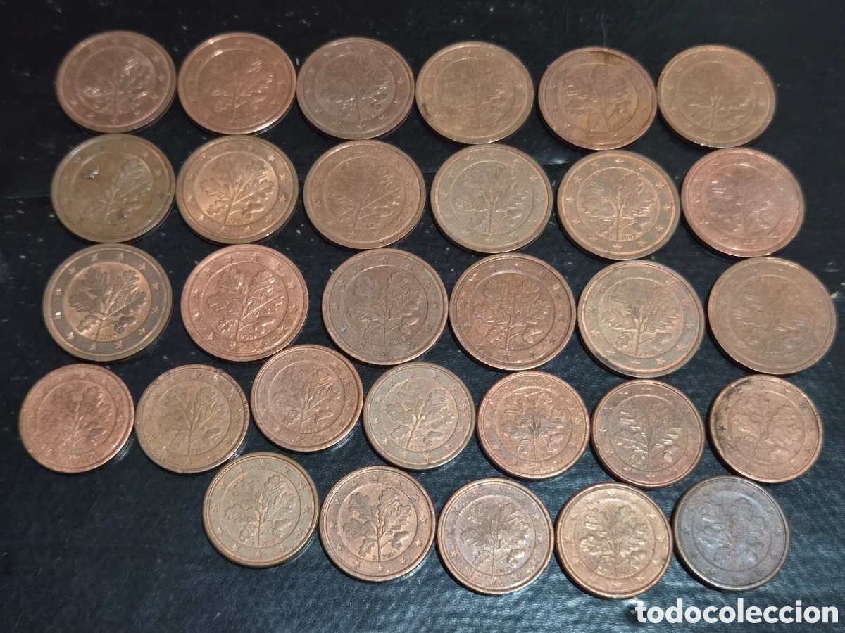 Monnaies anciennes de Europe: LOTE DE MONEDAS DE 1 Y C&Eacute;NTIMOS DE ALEMANIA DIFERENTES A&Ntilde;OS Y CECAS