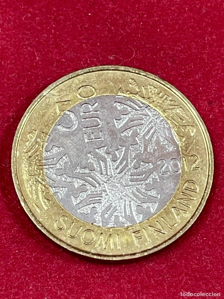 Monedas antiguas de Europa: Moneda 5 Euro 2012 Finlandia. Regi&oacute;n Satakunta Castor. Bimet&aacute;lica. Excelente (EBC+)