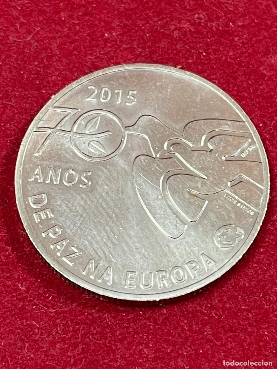 Monedas antiguas de Europa: Moneda 2,50 Euro 2015 Portugal. 70 Anos de Paz na Europa. Ceca Lisboa. Excelente (EBC+)