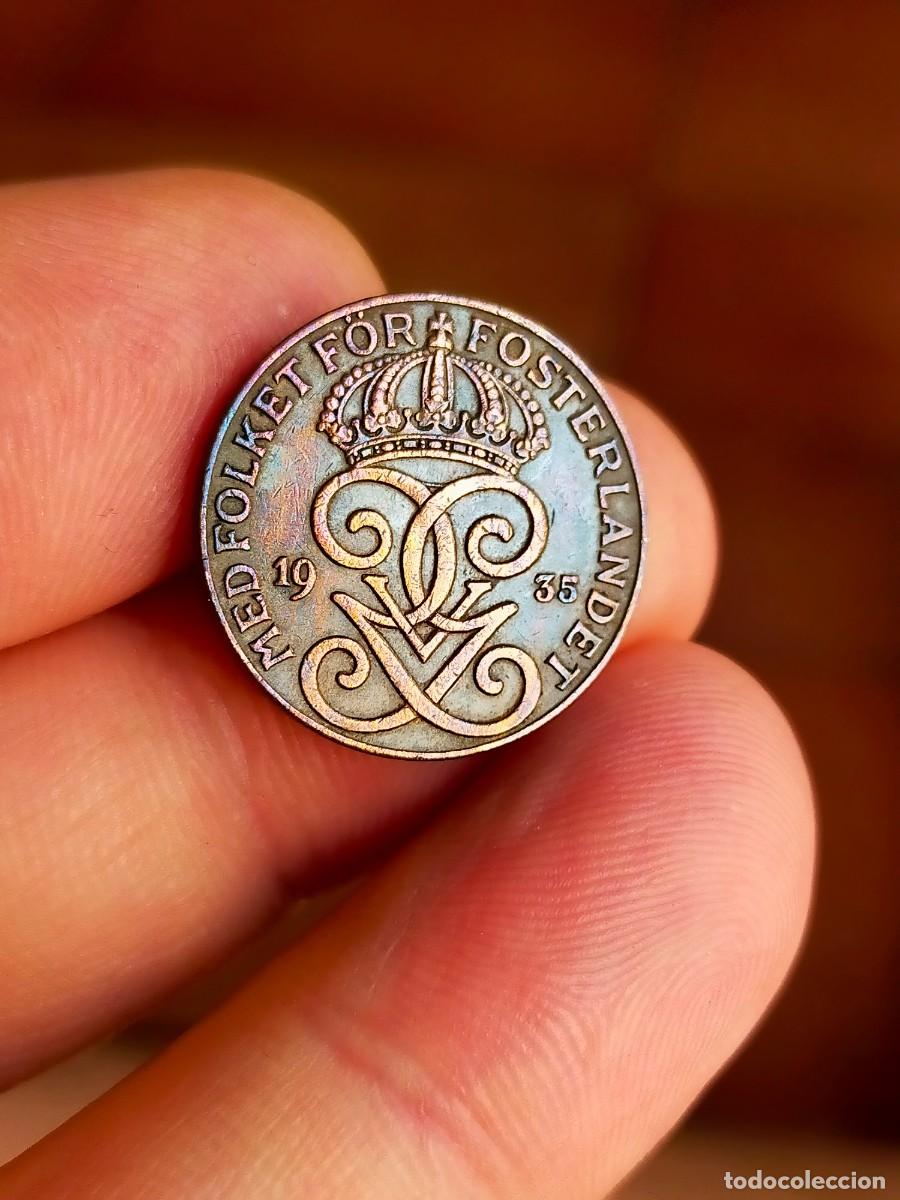 Monedas antiguas de Europa: MONEDA DE 2 DOS ORE SUECIA 1935 MUY BUENA CONSERVACION