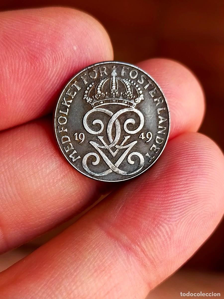 Monedas antiguas de Europa: MONEDA DE 2 DOS ORE SUECIA 1949 MUY BUENA CONSERVACION