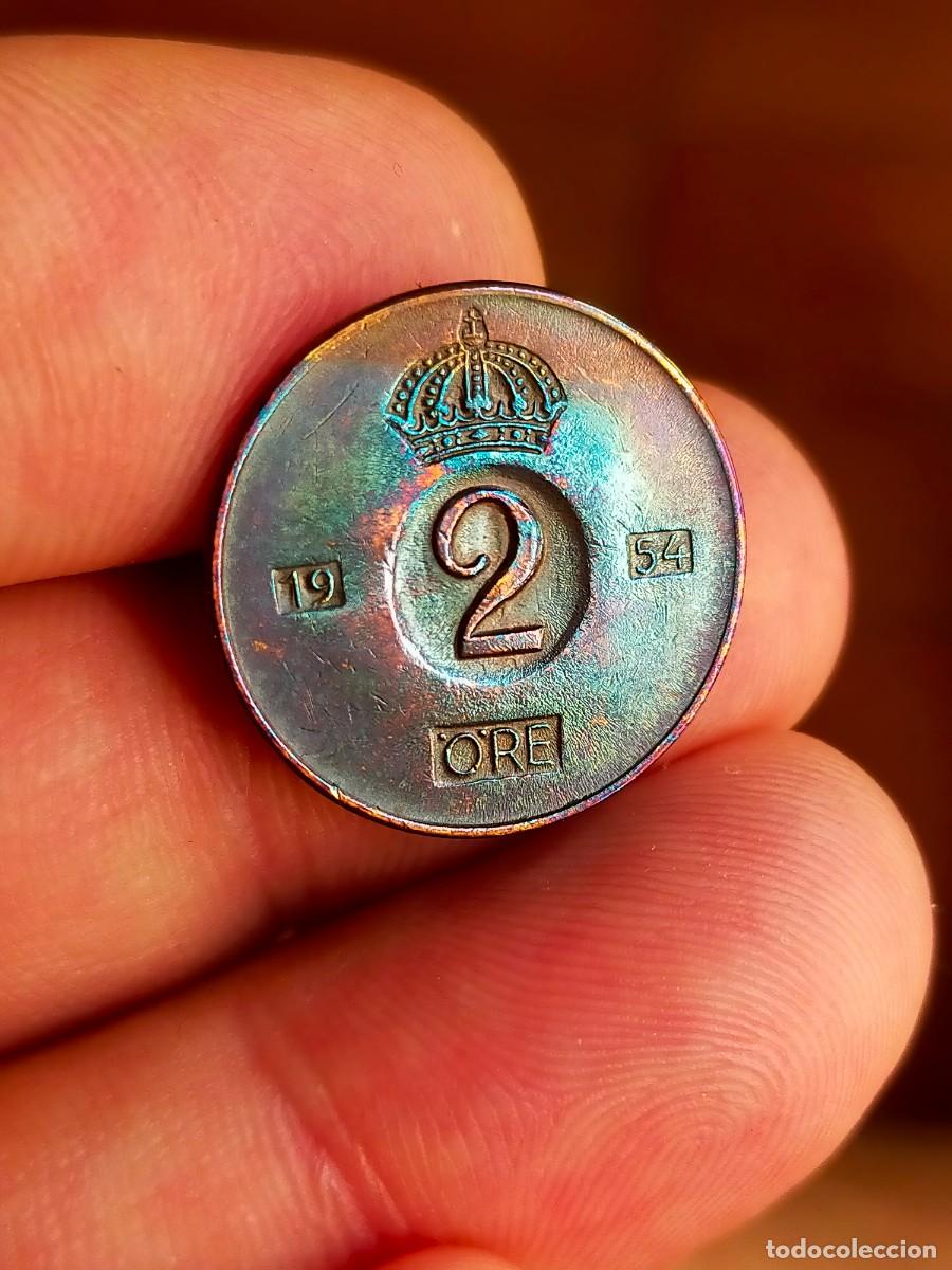 Monedas antiguas de Europa: MONEDA DE 2 DOS ORE SUECIA 1954 TS MUY BUENA CONSERVACION