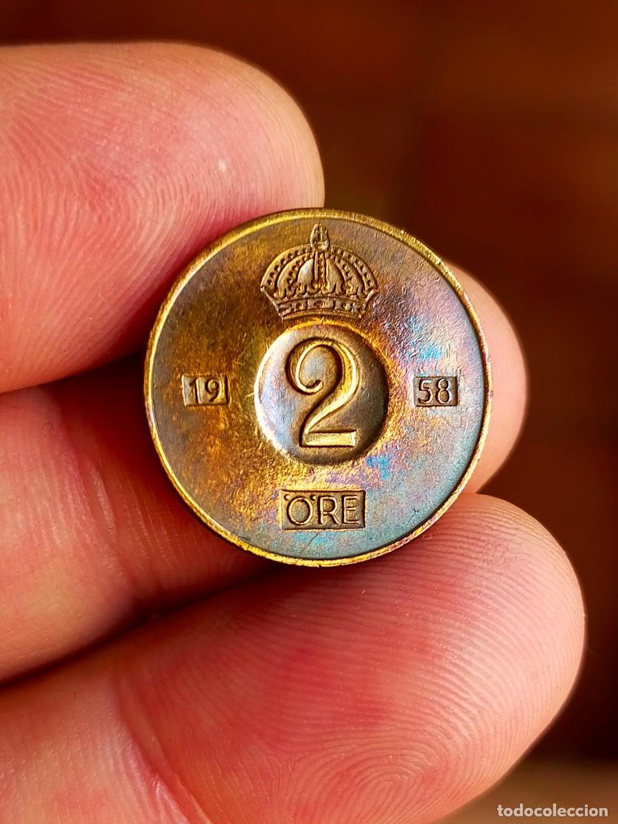 Monedas antiguas de Europa: MONEDA DE 2 DOS ORE SUECIA 1958 TS MUY BUENA CONSERVACION