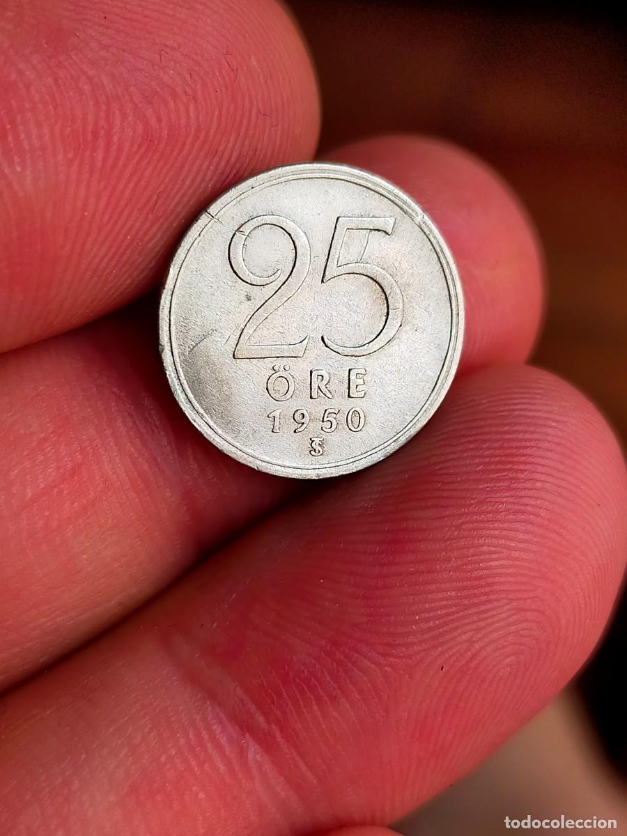 Monedas antiguas de Europa: MONEDA DE 25 VEINTICINCO ORE SUECIA 1950 TS MUY BUENA CONSERVACION PLATA