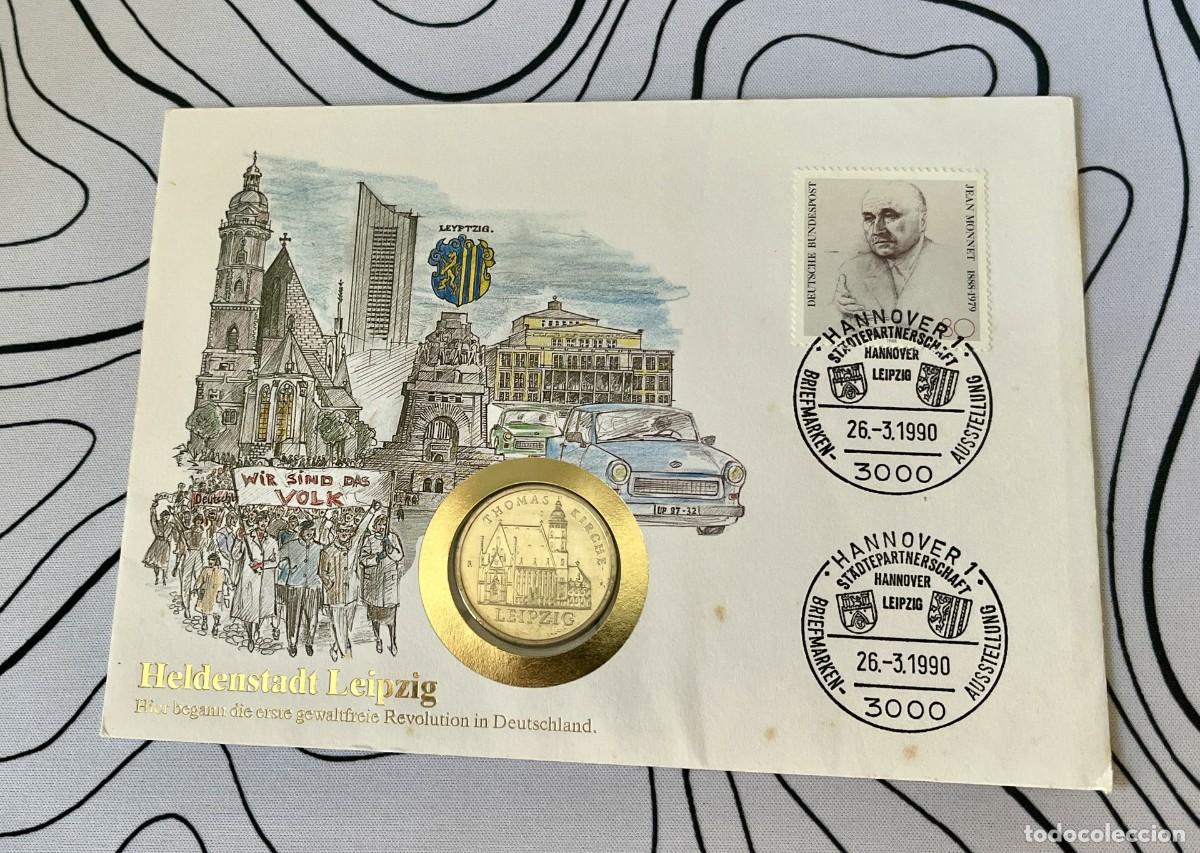 Monedas antiguas de Europa: 5 Marcos Ed. Limitada 1990 (Hannover, Alemania).