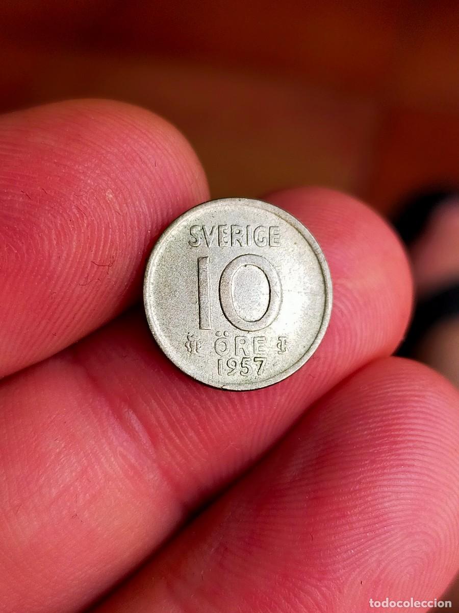 Monedas antiguas de Europa: MONEDA DE 10 DIEZ ORE SUECIA 1957 TS MUY BUENA CONSERVACION