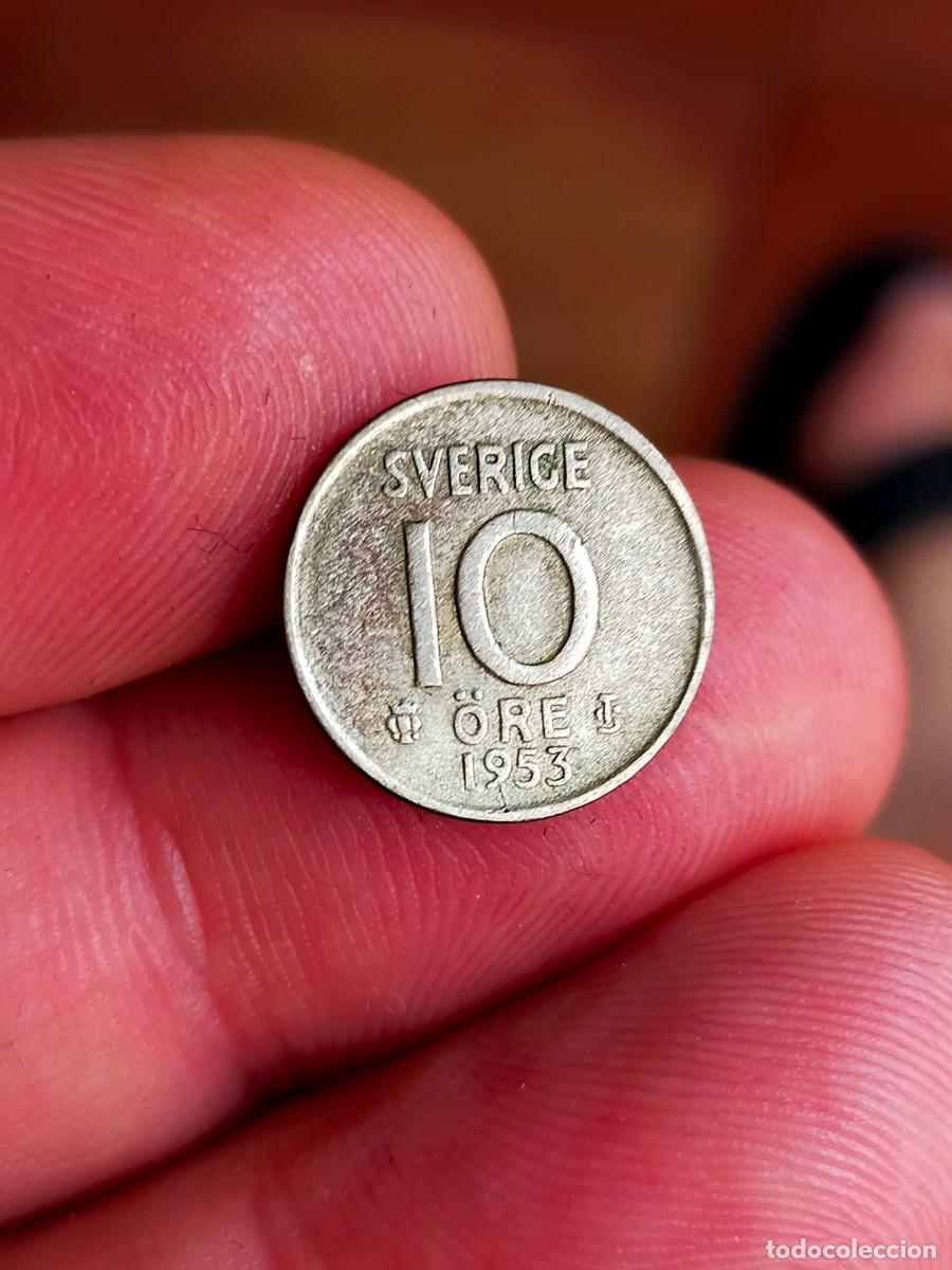 Monedas antiguas de Europa: MONEDA DE 10 DIEZ ORE SUECIA 1953 TS MUY BUENA CONSERVACION PLATA