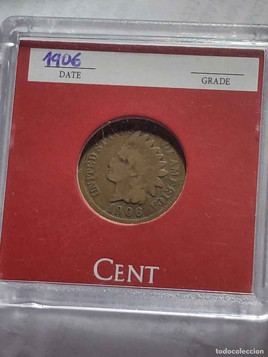 Monedas antiguas de Europa: ESTADOS UNIDOS / USA - 1 CENT 1906 CABEZA DE INDIO - EN CAPSULA