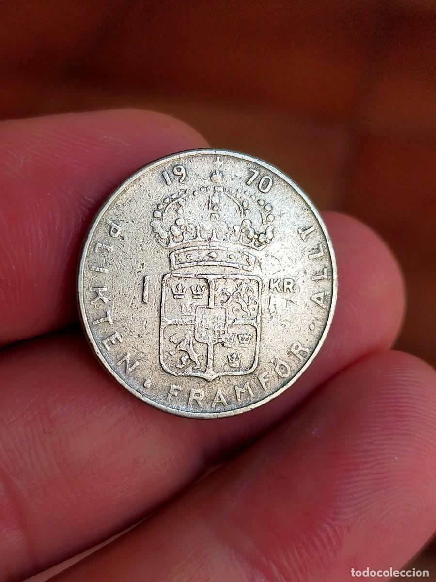Monedas antiguas de Europa: MONEDA DE 1 UNA CORONA KRONA SUECIA 1970 U MUY BUENA CONSERVACION