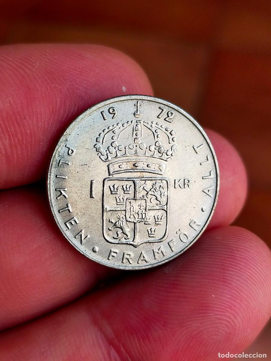 Monedas antiguas de Europa: MONEDA DE 1 UNA CORONA KRONA SUECIA 1972 U MUY BUENA CONSERVACION