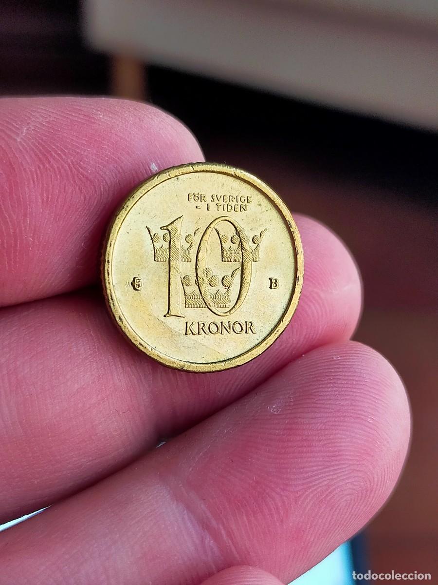 Monedas antiguas de Europa: MONEDA DE 10 DIEZ CORONAS KRONOR SUECIA 2002 B MUY BUENA CONSERVACION