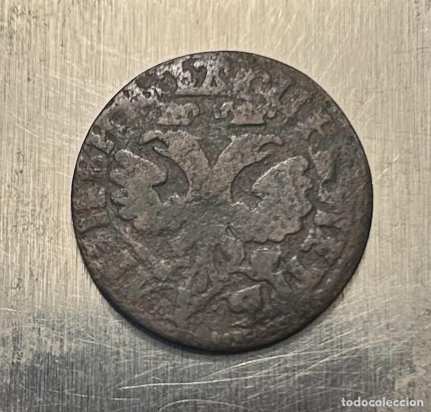 Old Coins of Europe: DENGA (1/2 DE KOPEK) 1704 MOSCOVIA RARA PEDRO I EL GRANDE